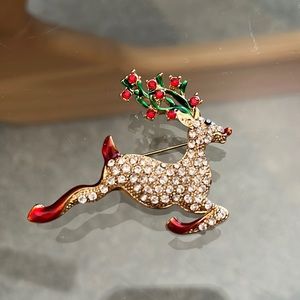 Vintage Reindeer Brooch